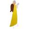 6ft. Lighted 2D Yellow Chenille Angel Outdoor Christmas Decoration